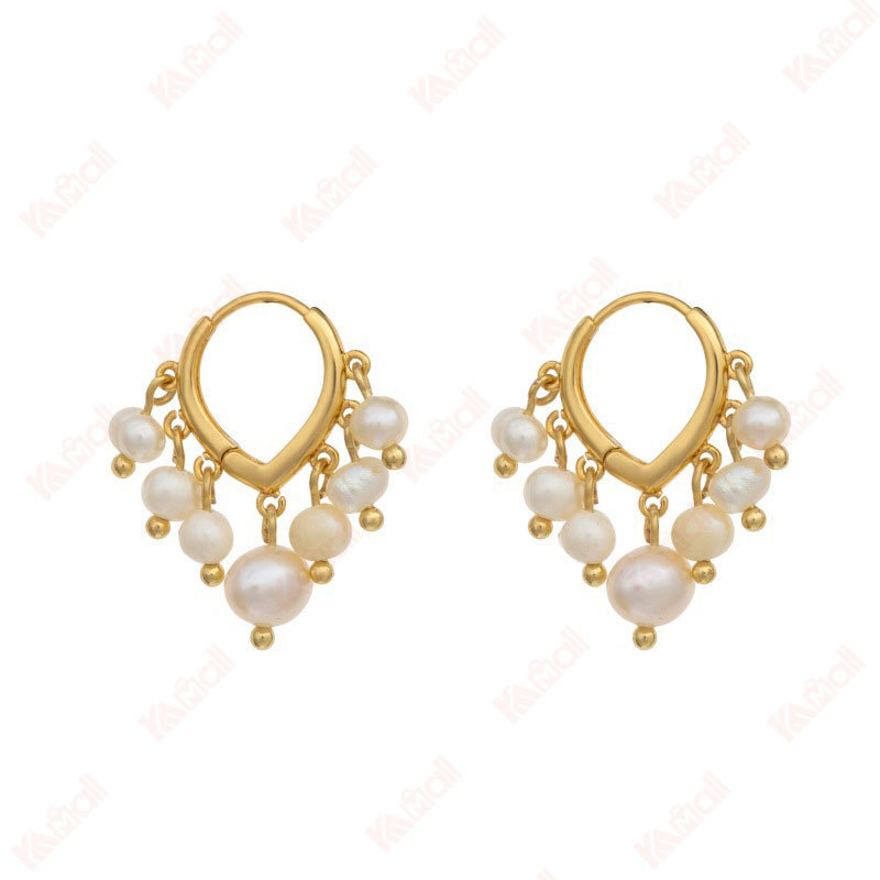 hipster glamour perfect gold earrings
